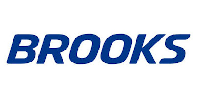 Brooks Logo Wordmark Blue