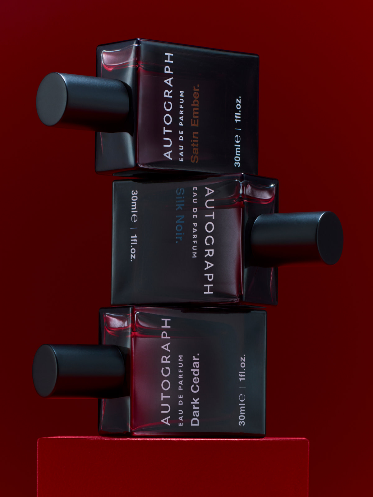 Three bottles of mens cologne