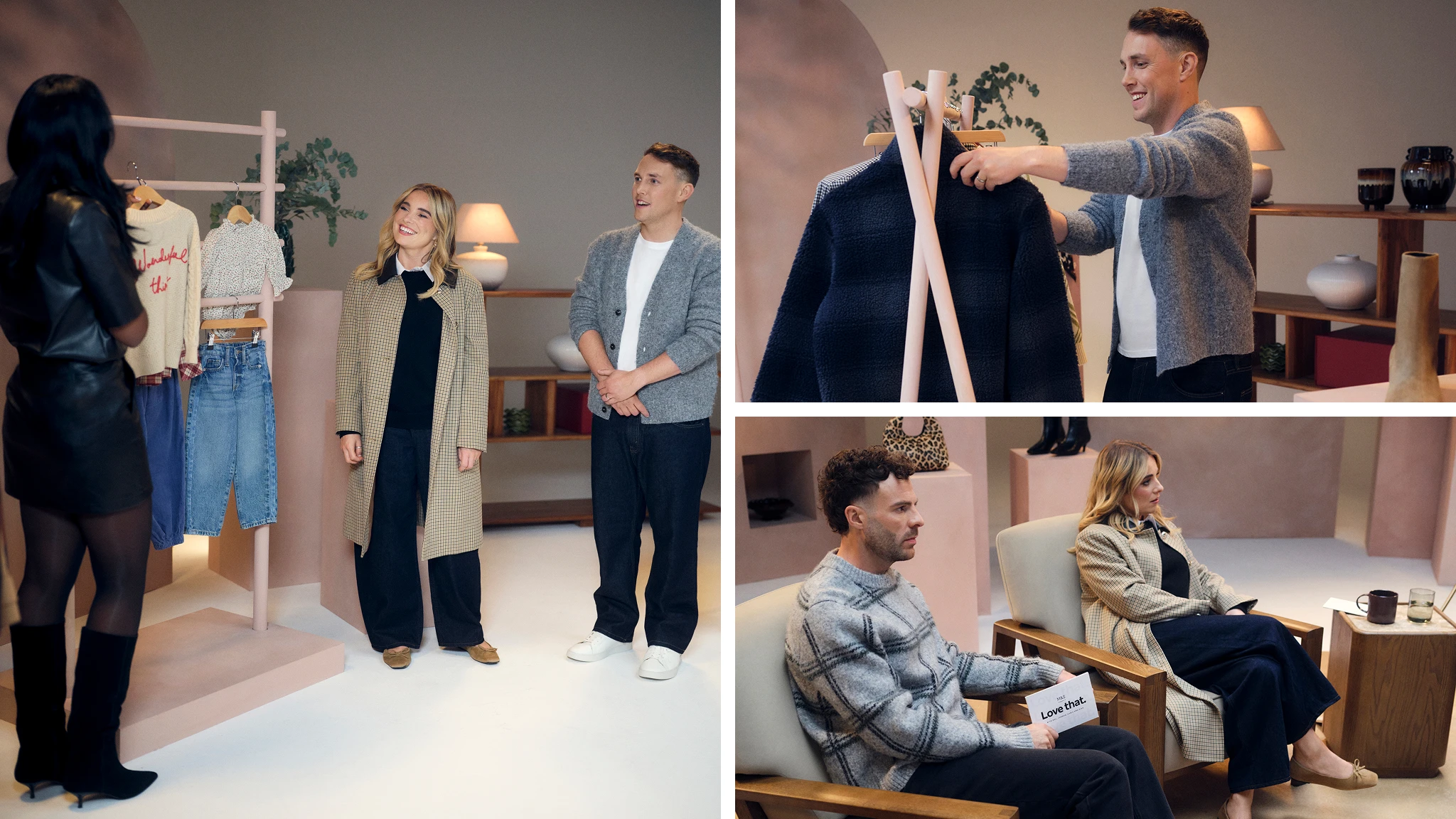 The hosts of Love That discuss autumn layering