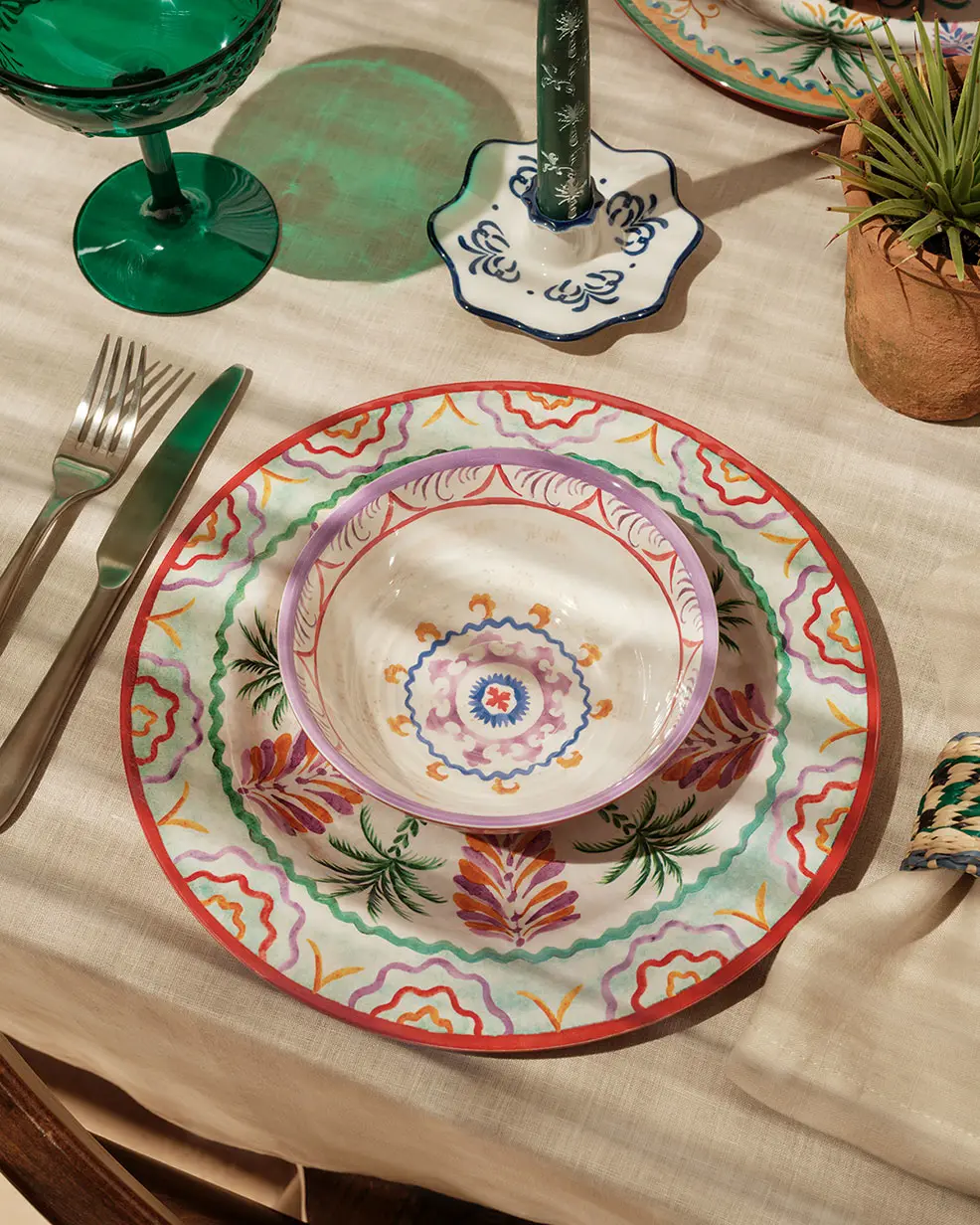 Bohemian picnicware at M&S