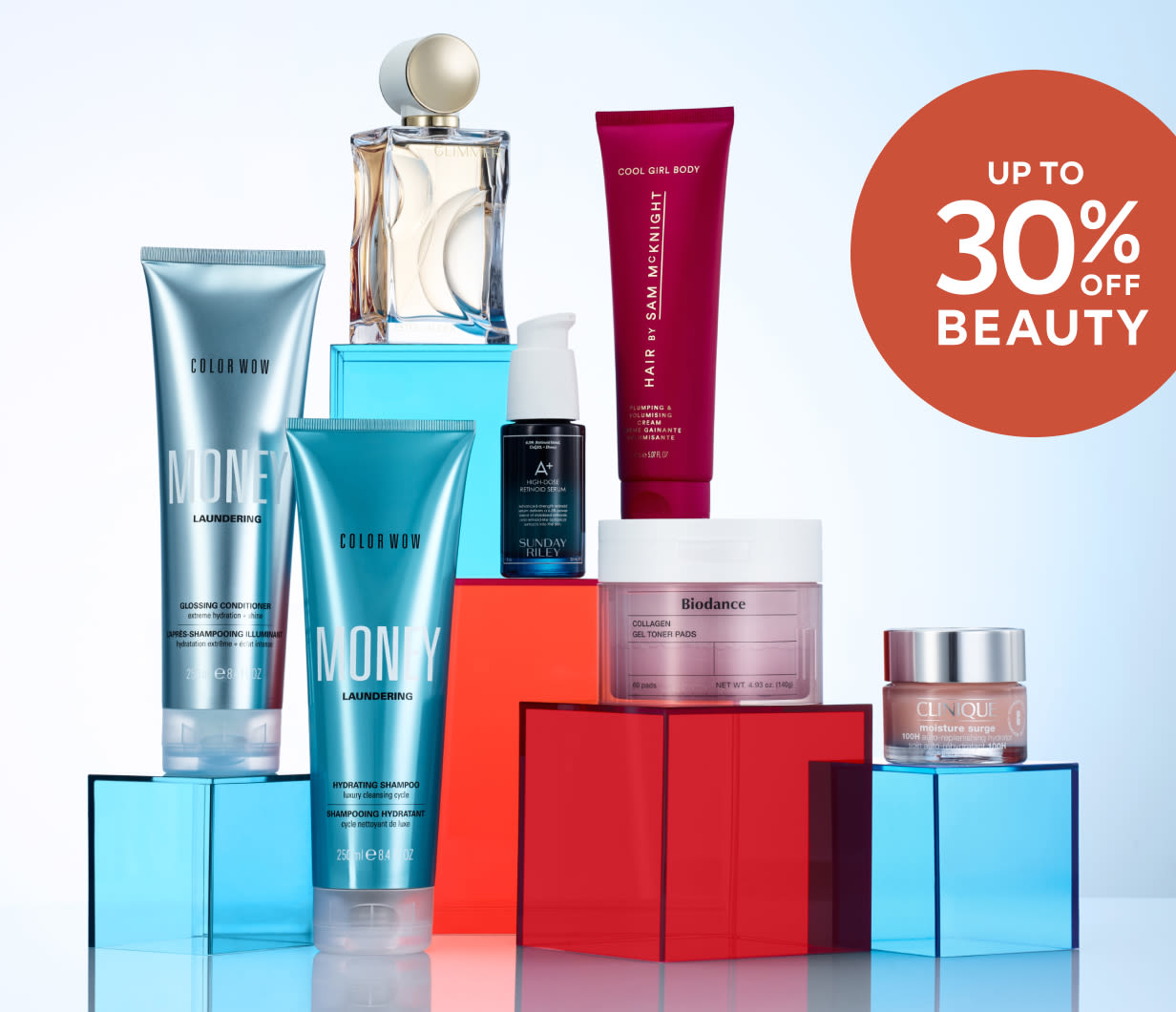 Up to 30% off big brands and hot new names