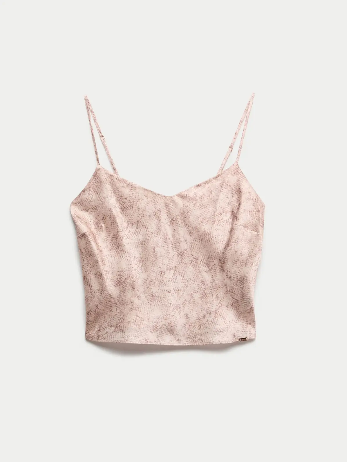 Light pink silk cami