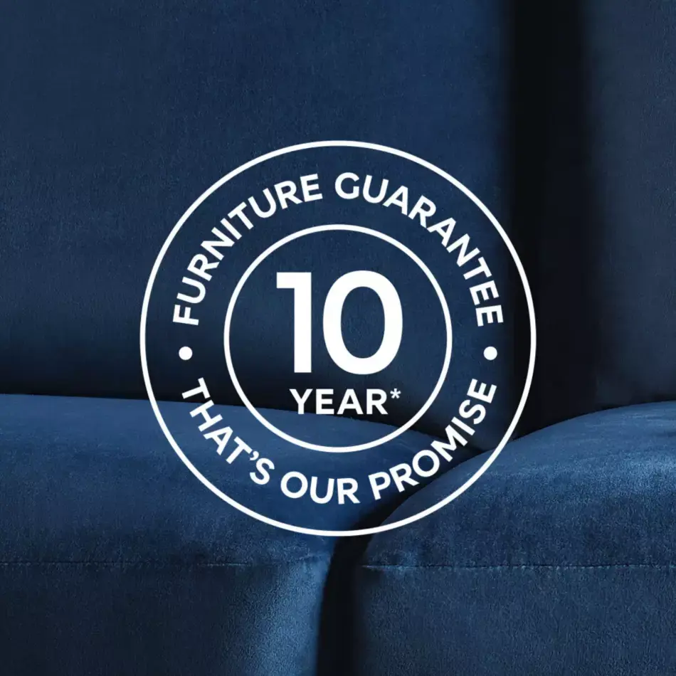 10 year guarantee. Shop sofas