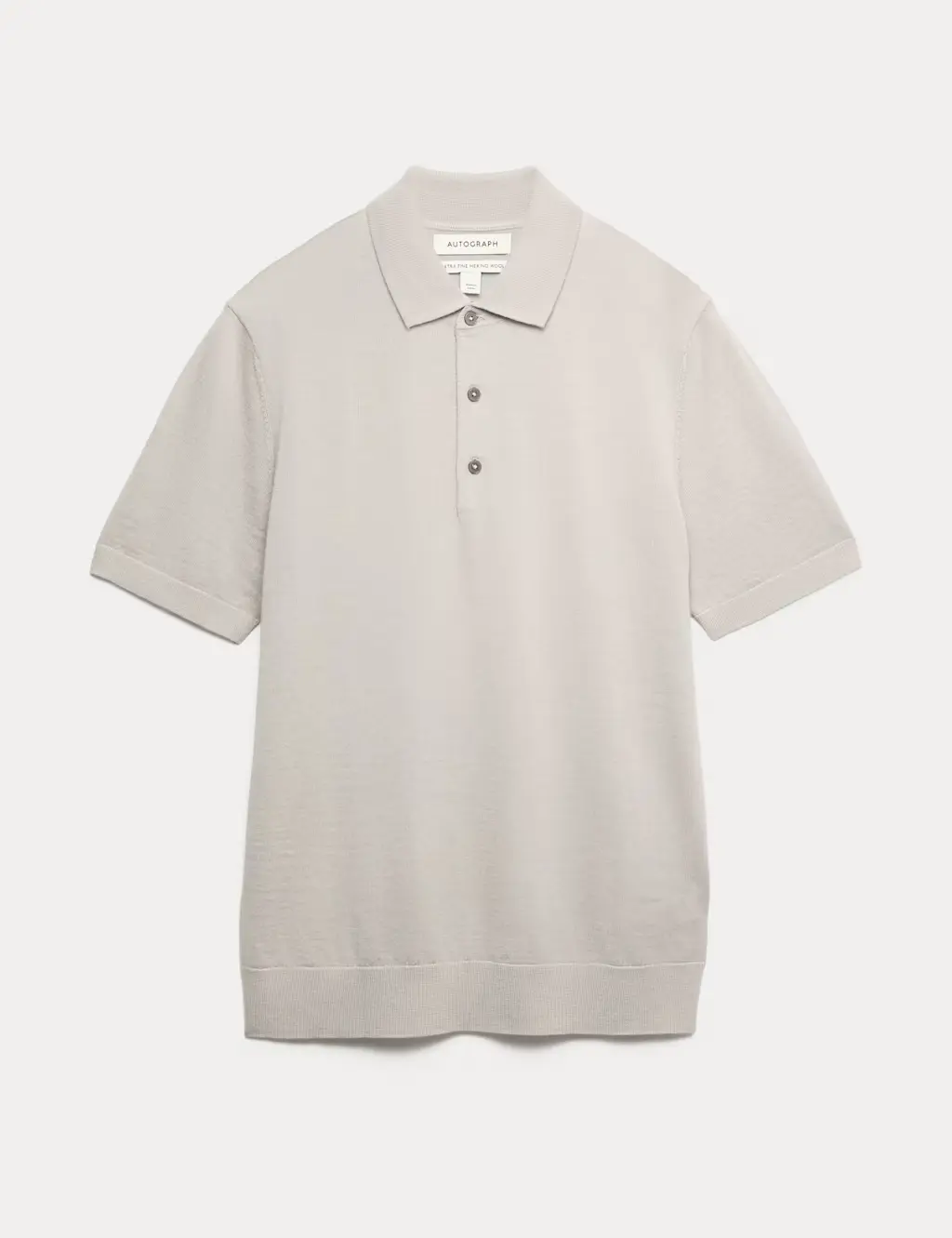 Grey polo top