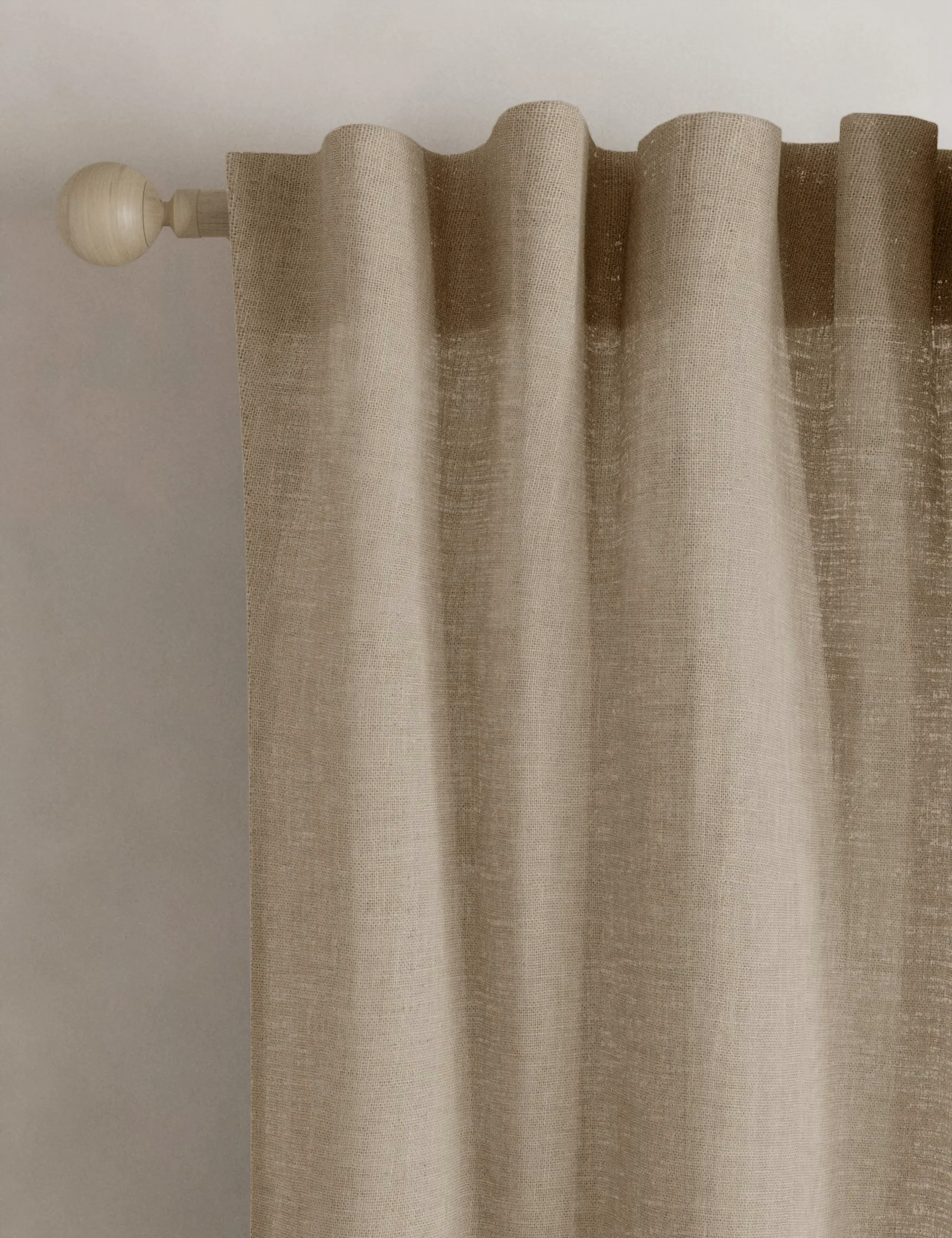 Neutral sheer curtains