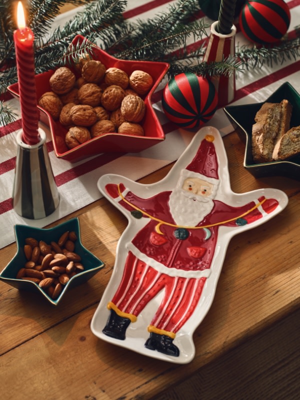 Christmas santa tableware