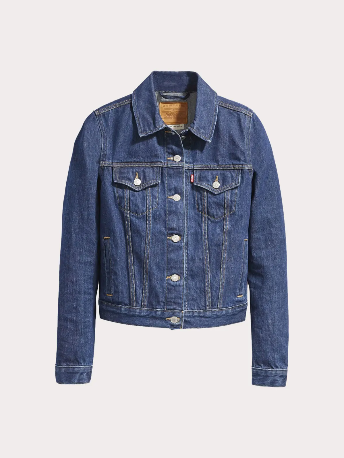 Denim trucker jacket