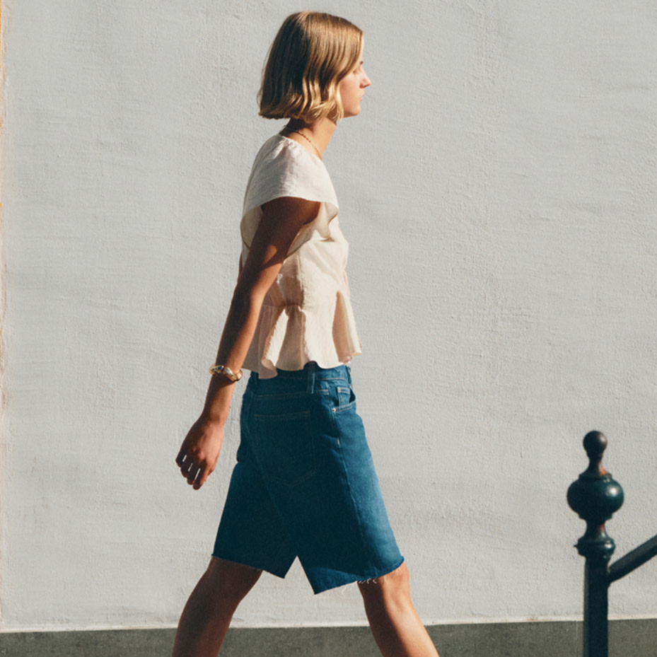 Women wearing shorts