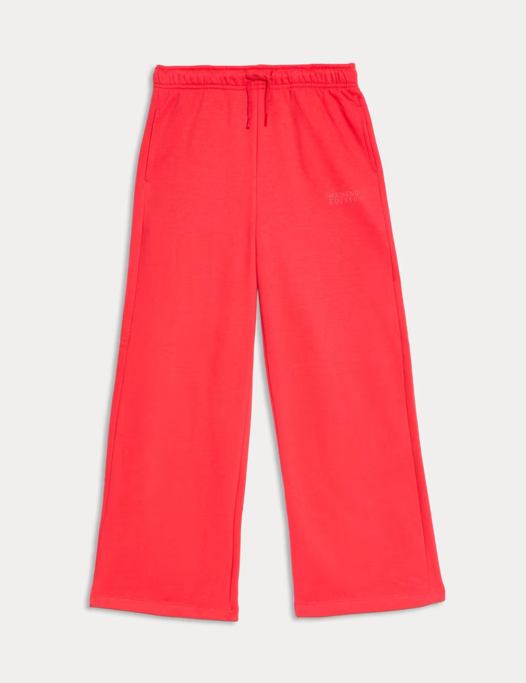 Kids' red wide-leg 