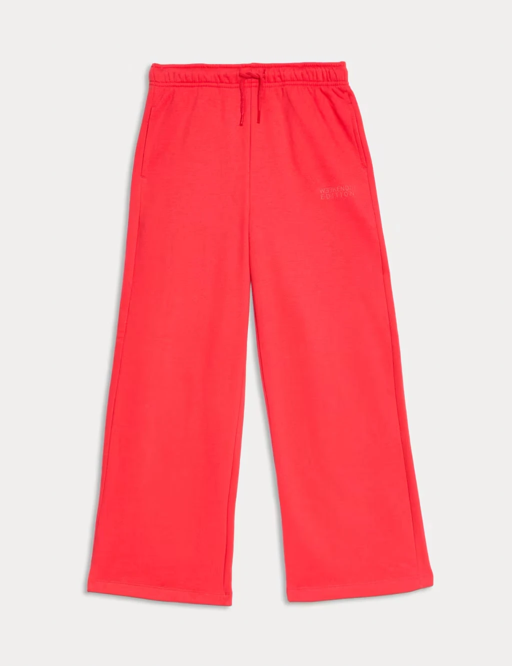Kids' red wide-leg 