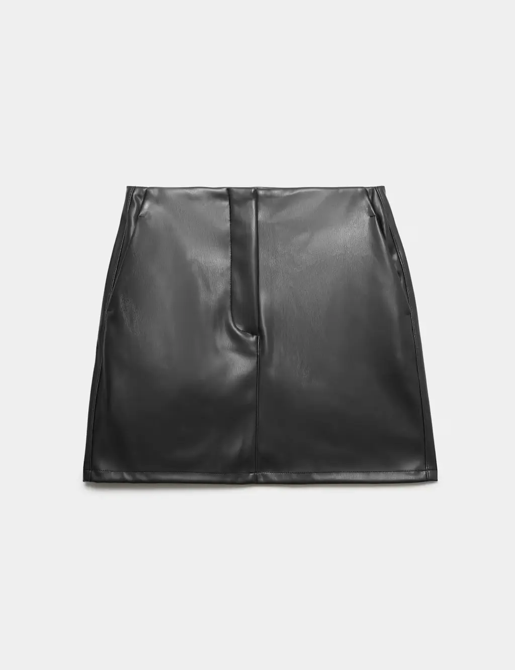 Faux Leather Mini Skirt