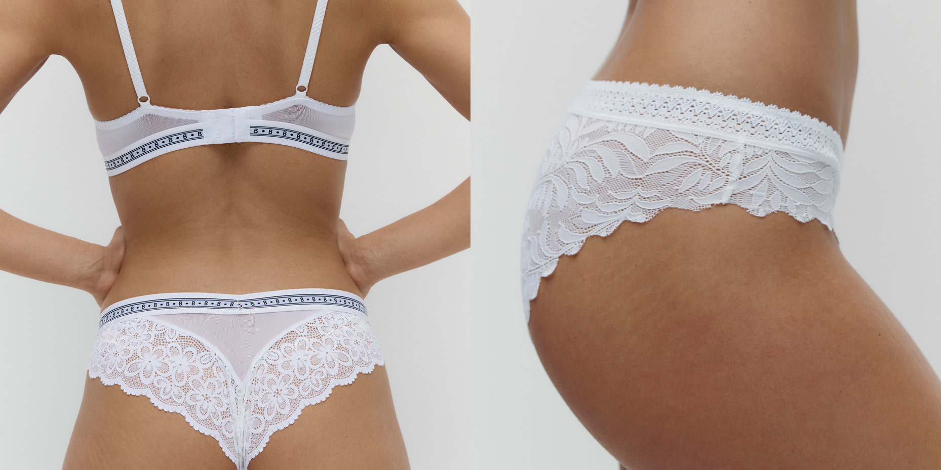 women wearing white knickers