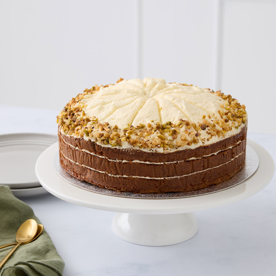 Round Carrot Cake Serves