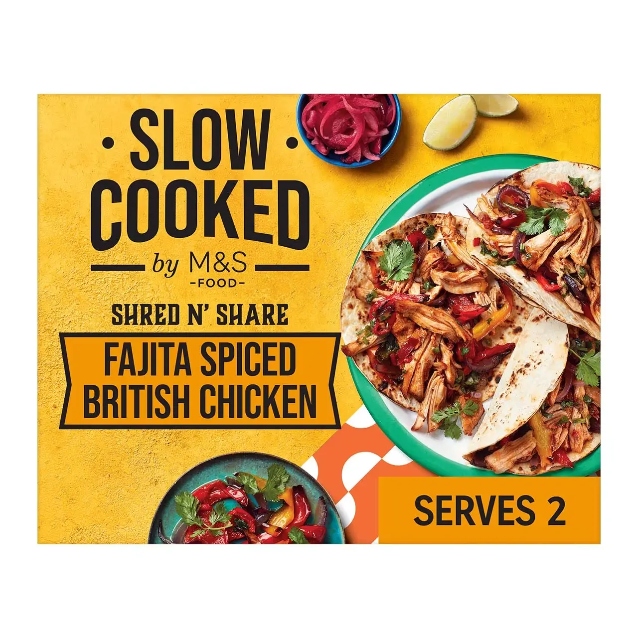 Pack of slow cooked chicken