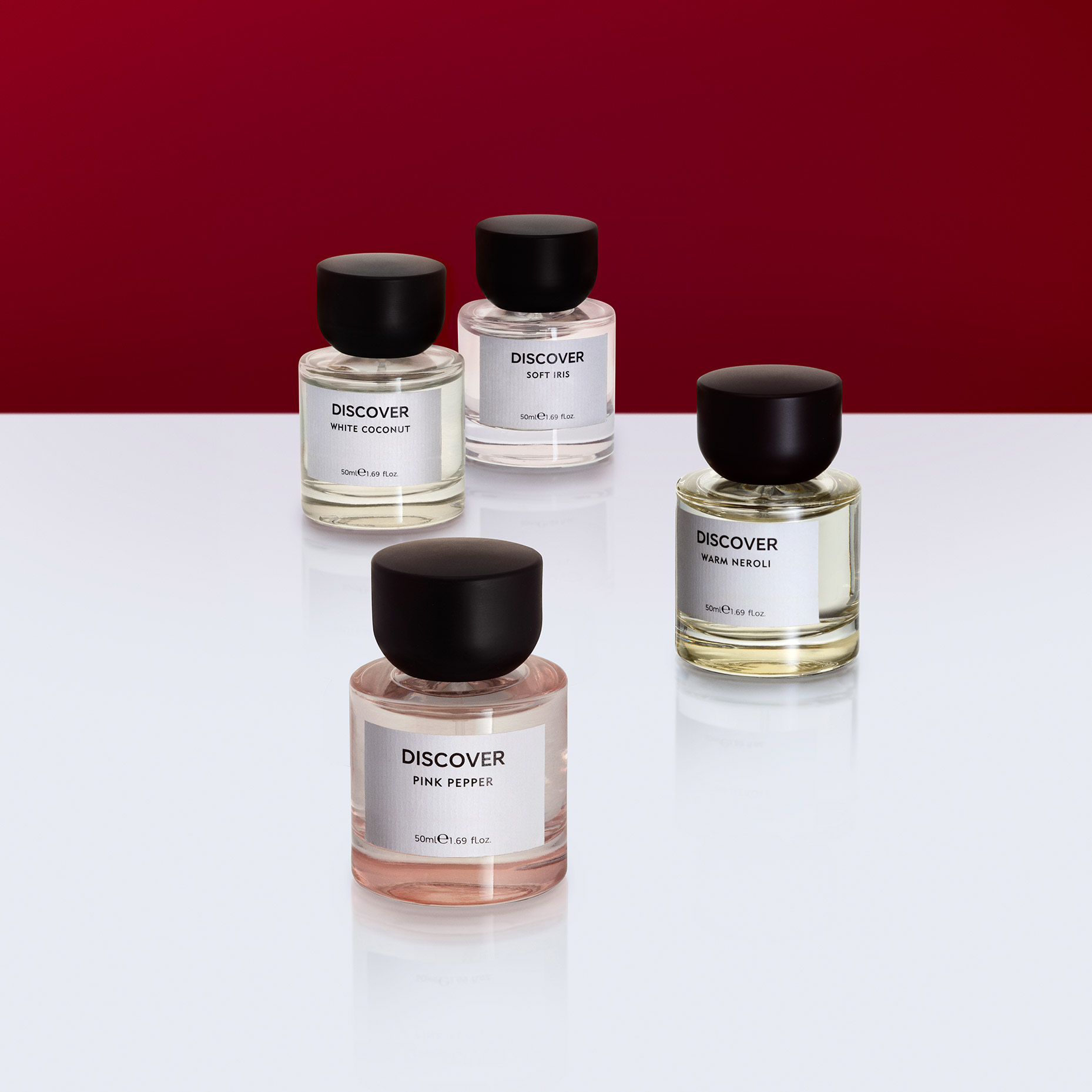 Selection of beauty products. Shop Women's perfume