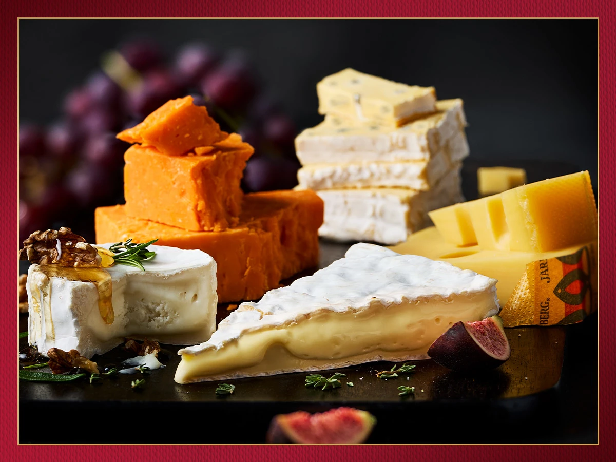 Close up of cheese