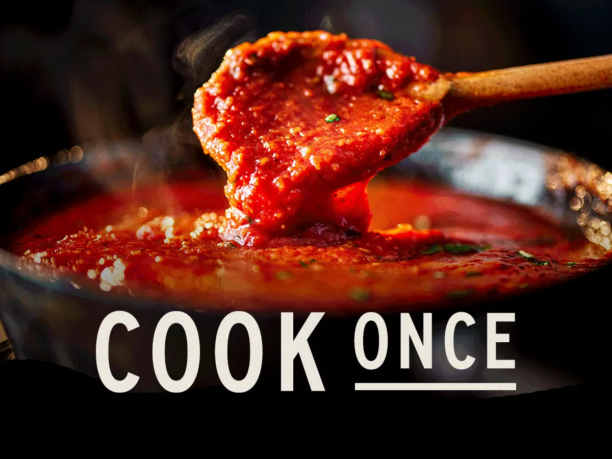 cook once eat twice