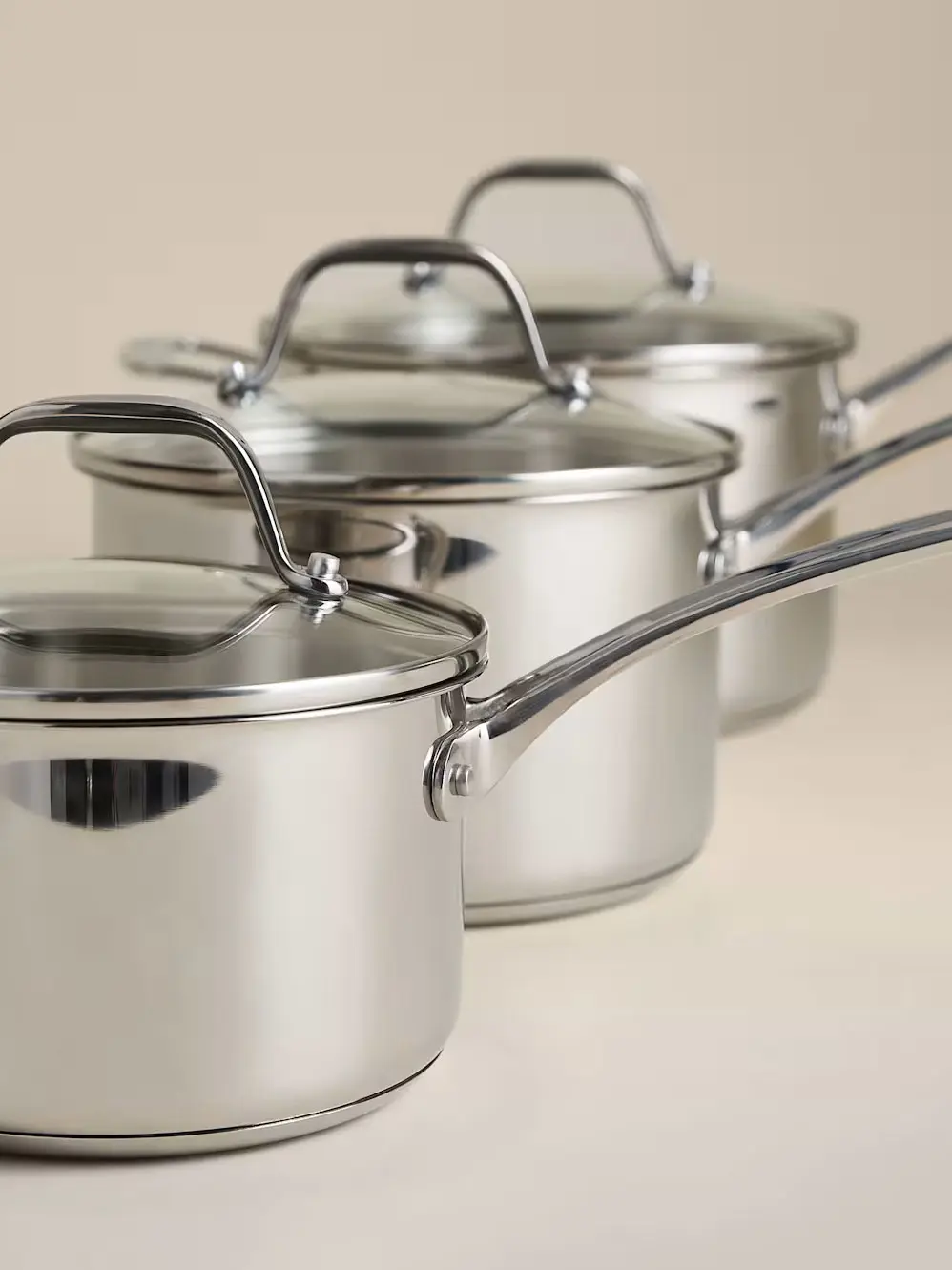 Close up of pots and pans