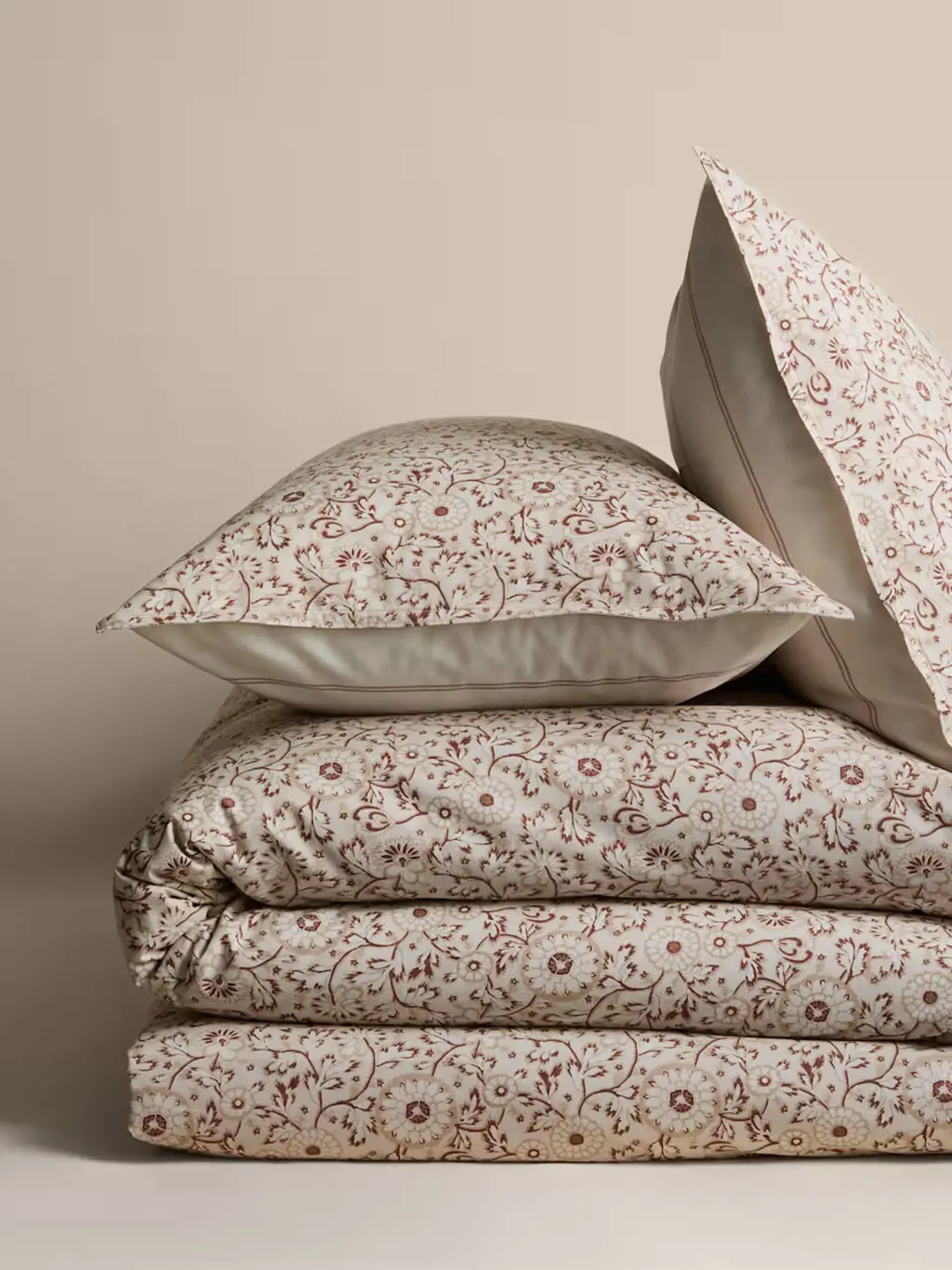 Floral-print bedding