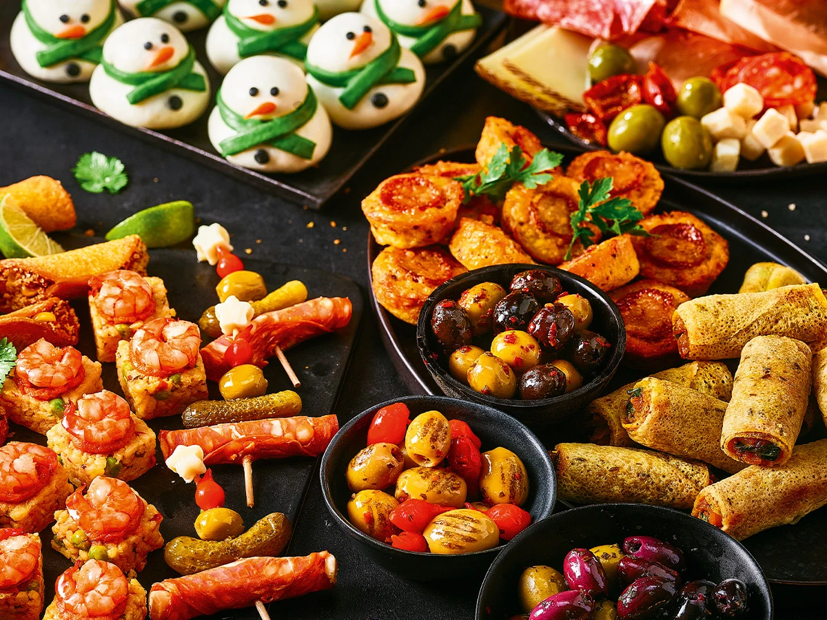 Christmas party food