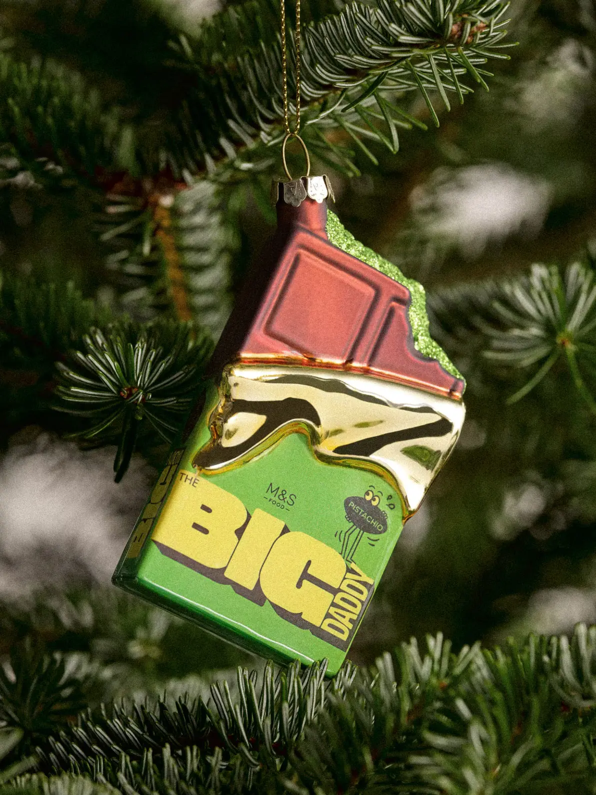Big Daddy pistachio bar tree decoration 