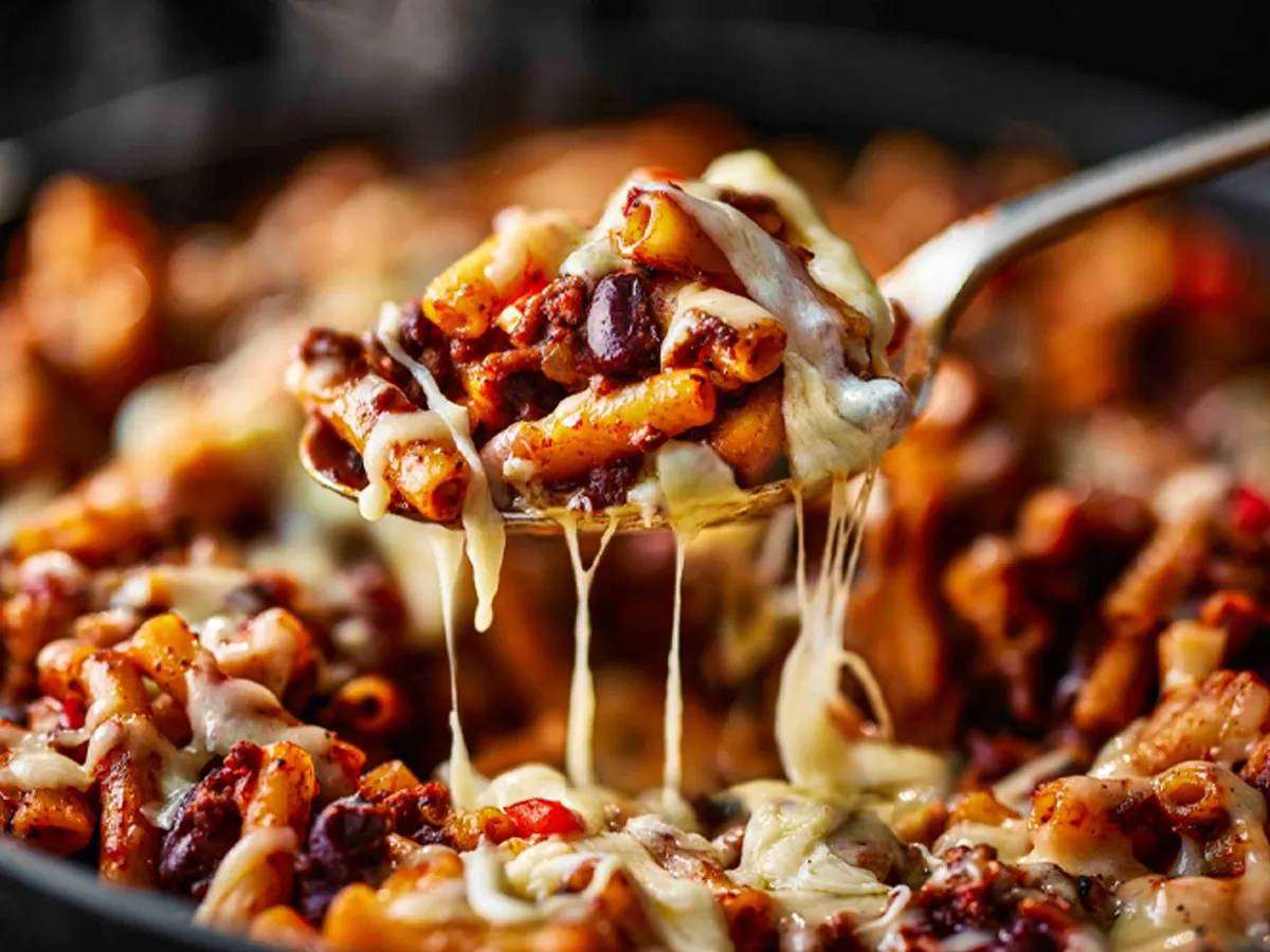 Macaroni chilli bake
