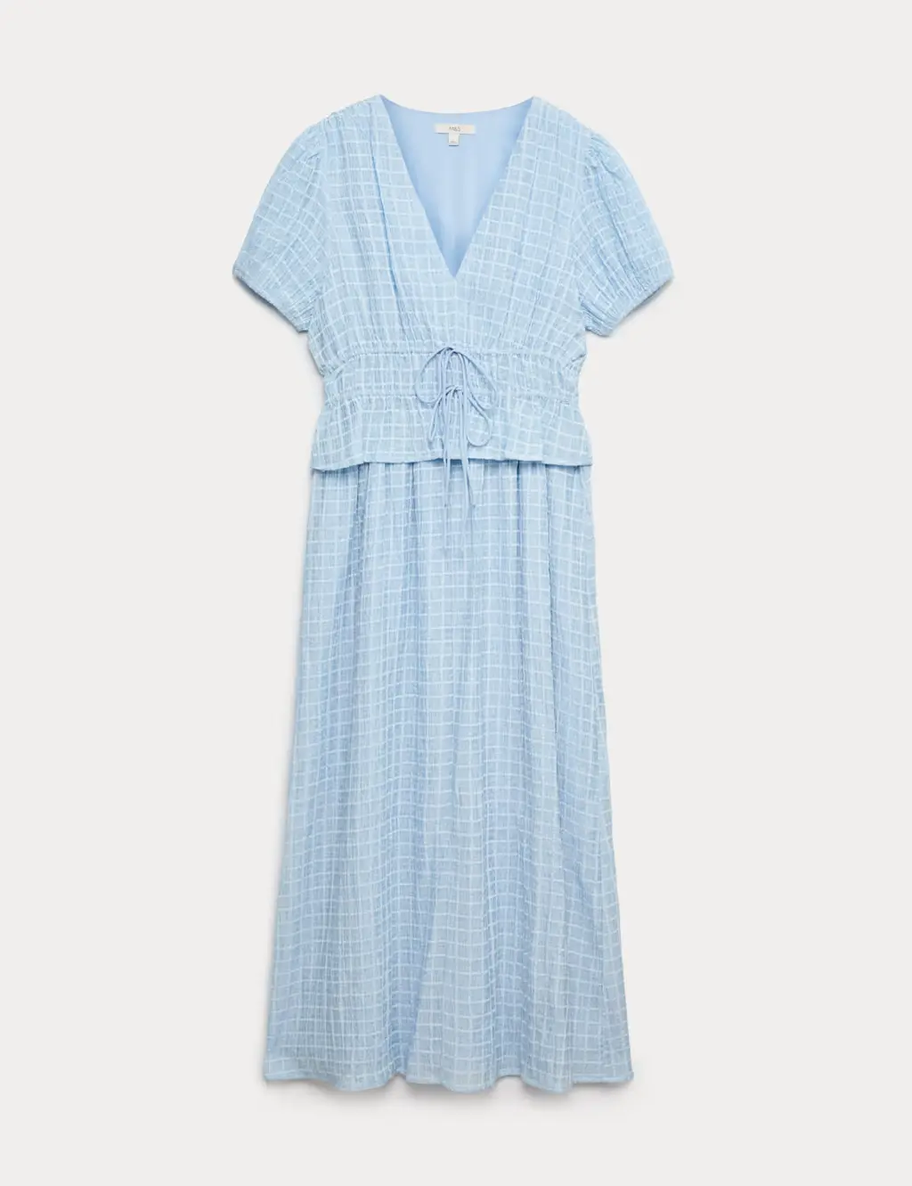 Blue midi dress