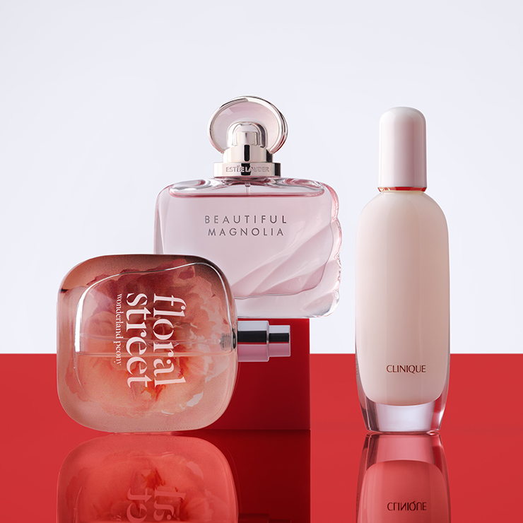 Pink Estee Lauder Peony Perfume Estee Lauder Pleasures Bloom Women