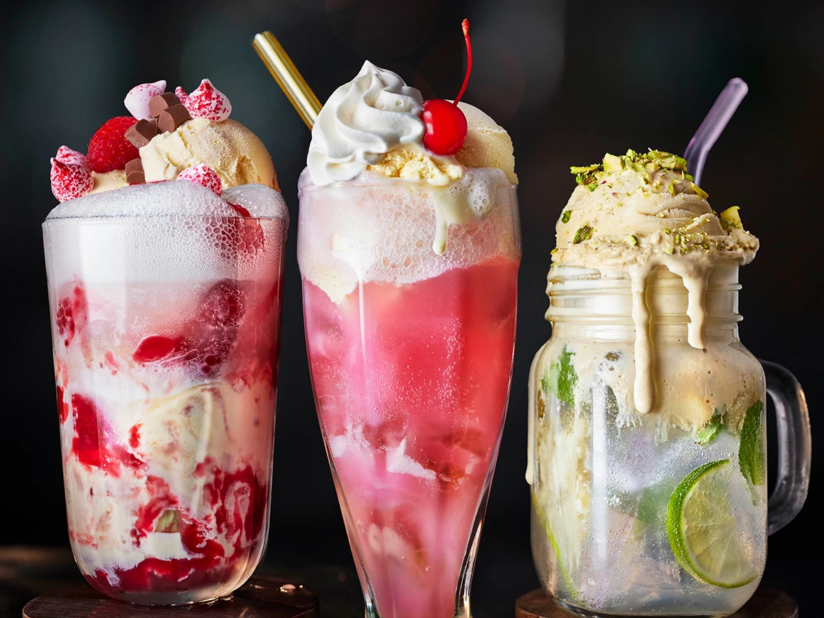 Ice cream floats