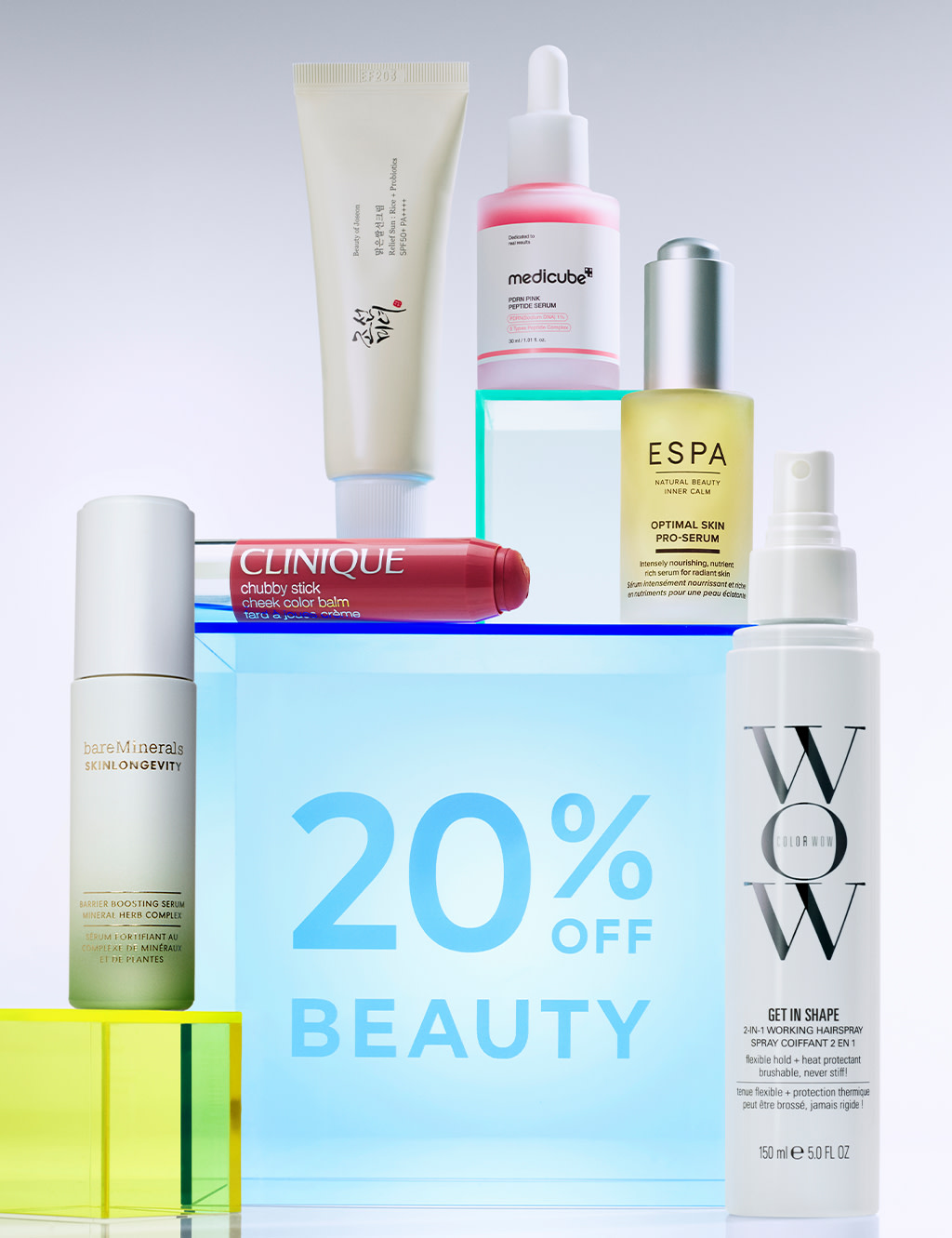 YOUR FAVOURITE BEAUTY BRANDS NOW AT 20% OFF