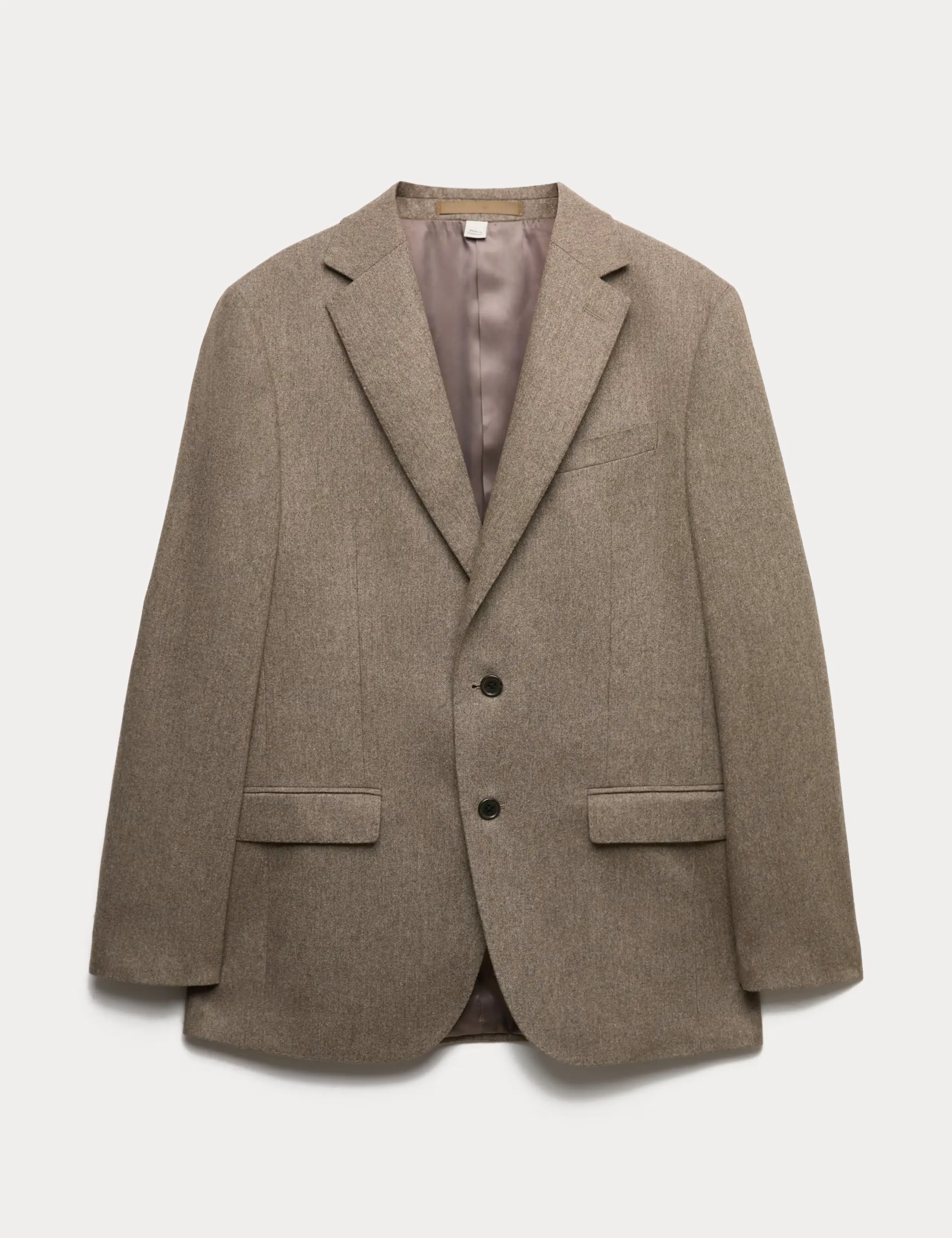 Tailored Fit Italian Wool Rich Tweed Suit Jacket