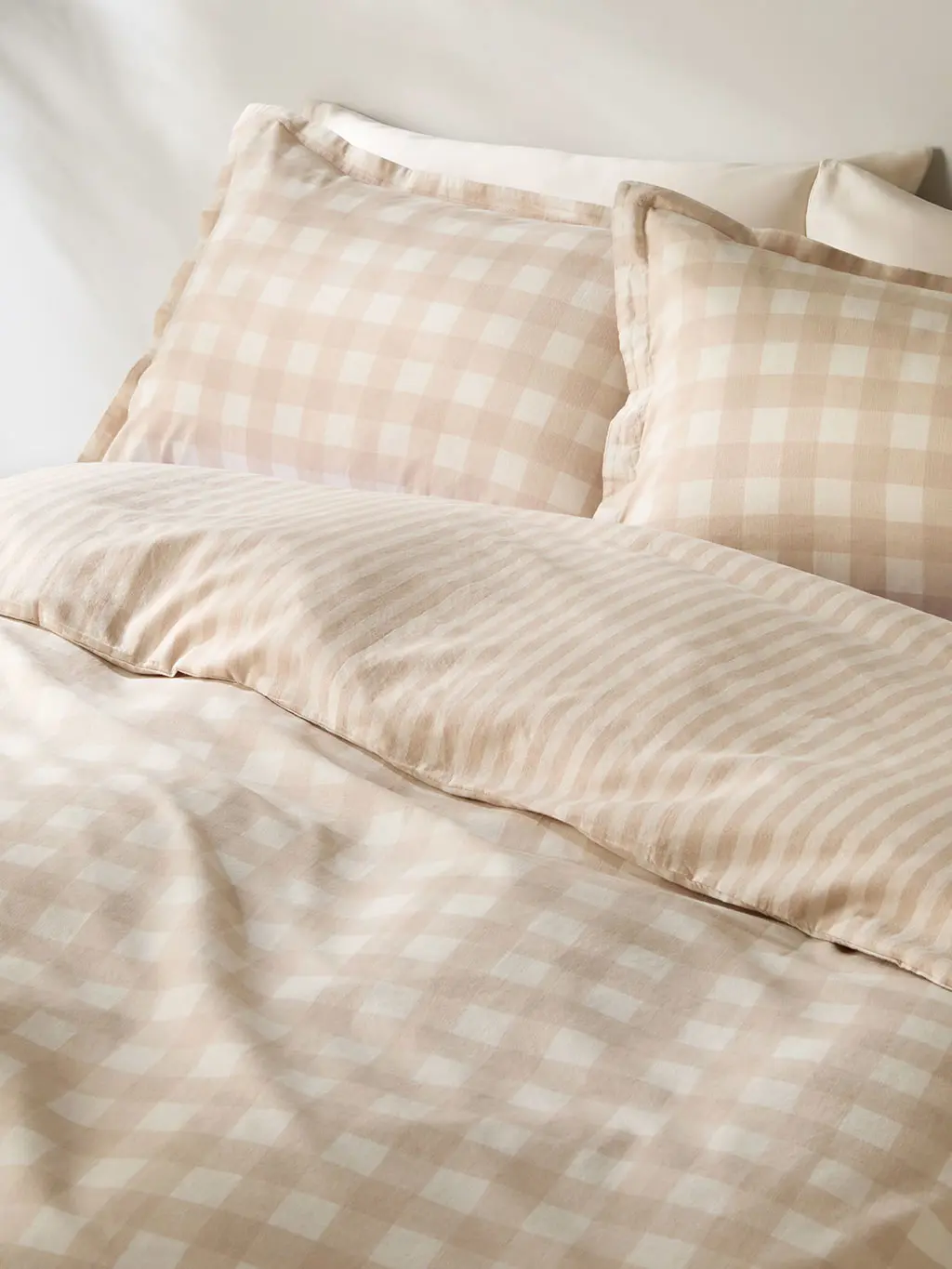 Gingham duvet set