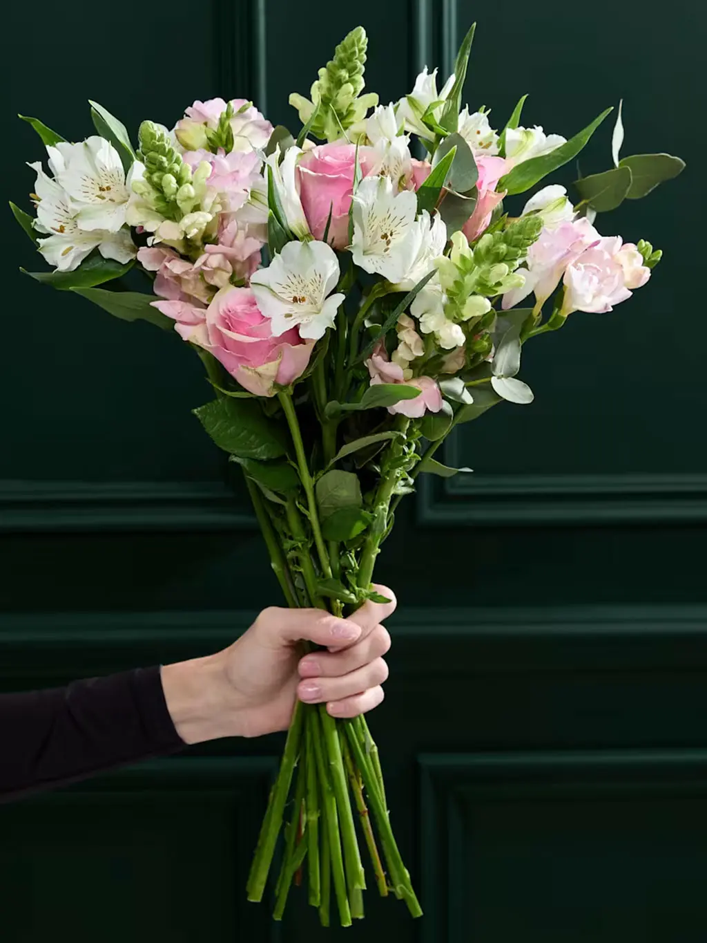 Pink Rose & Scented Freesia Bouquet