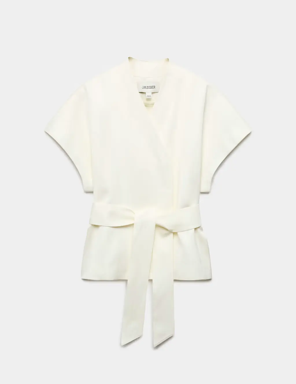 Wrap Jacket with Linen