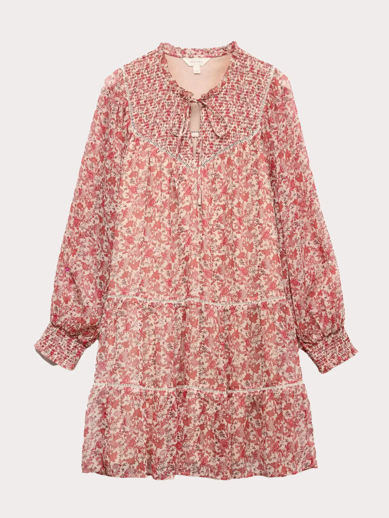 Printed smock dress