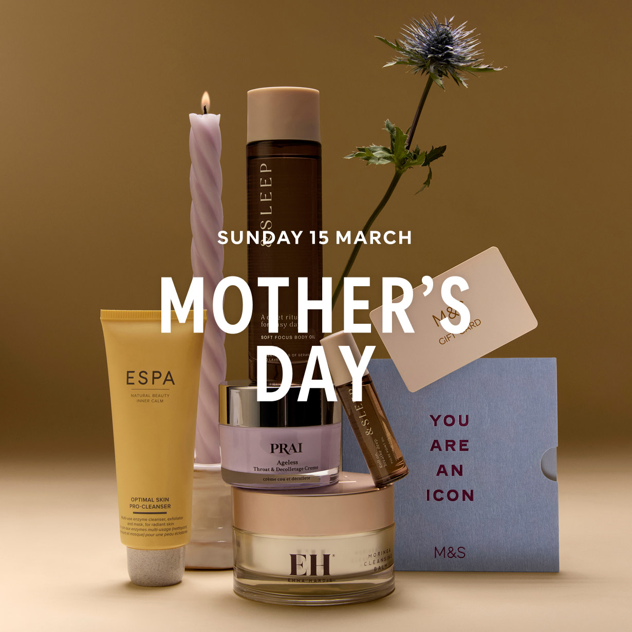 Selection of Mother's Day gifts