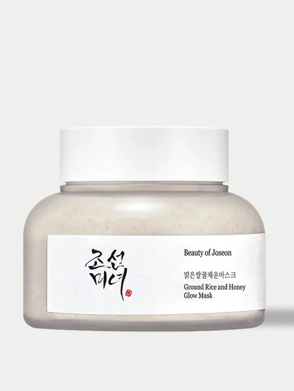 A jar of Beauty of Joseon Ground Rice and Honey Glow Mask