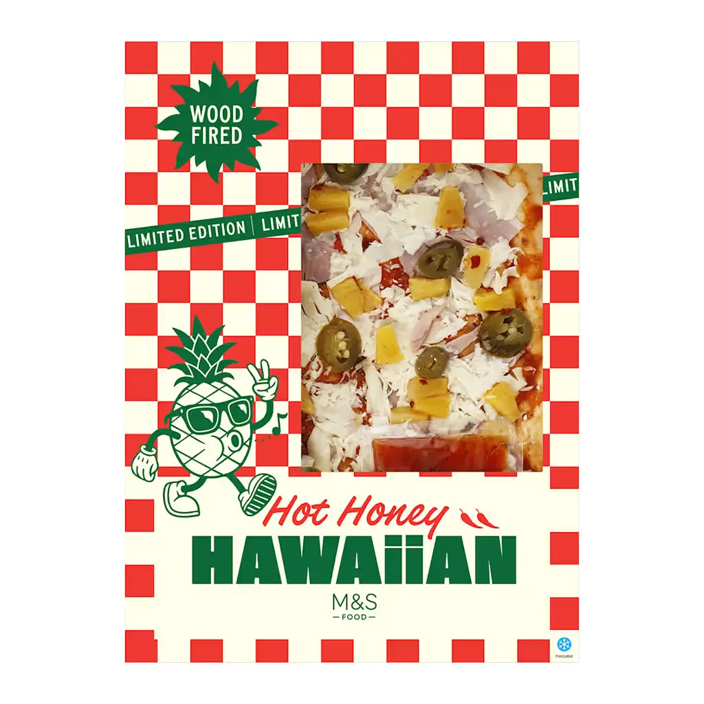 Hot Honey Hawaiian Pizza