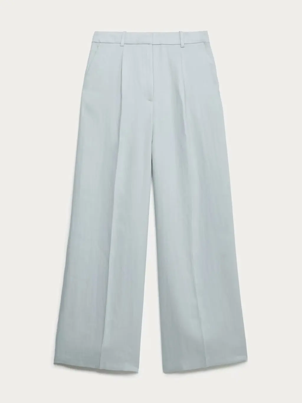 Blue tailored trousers