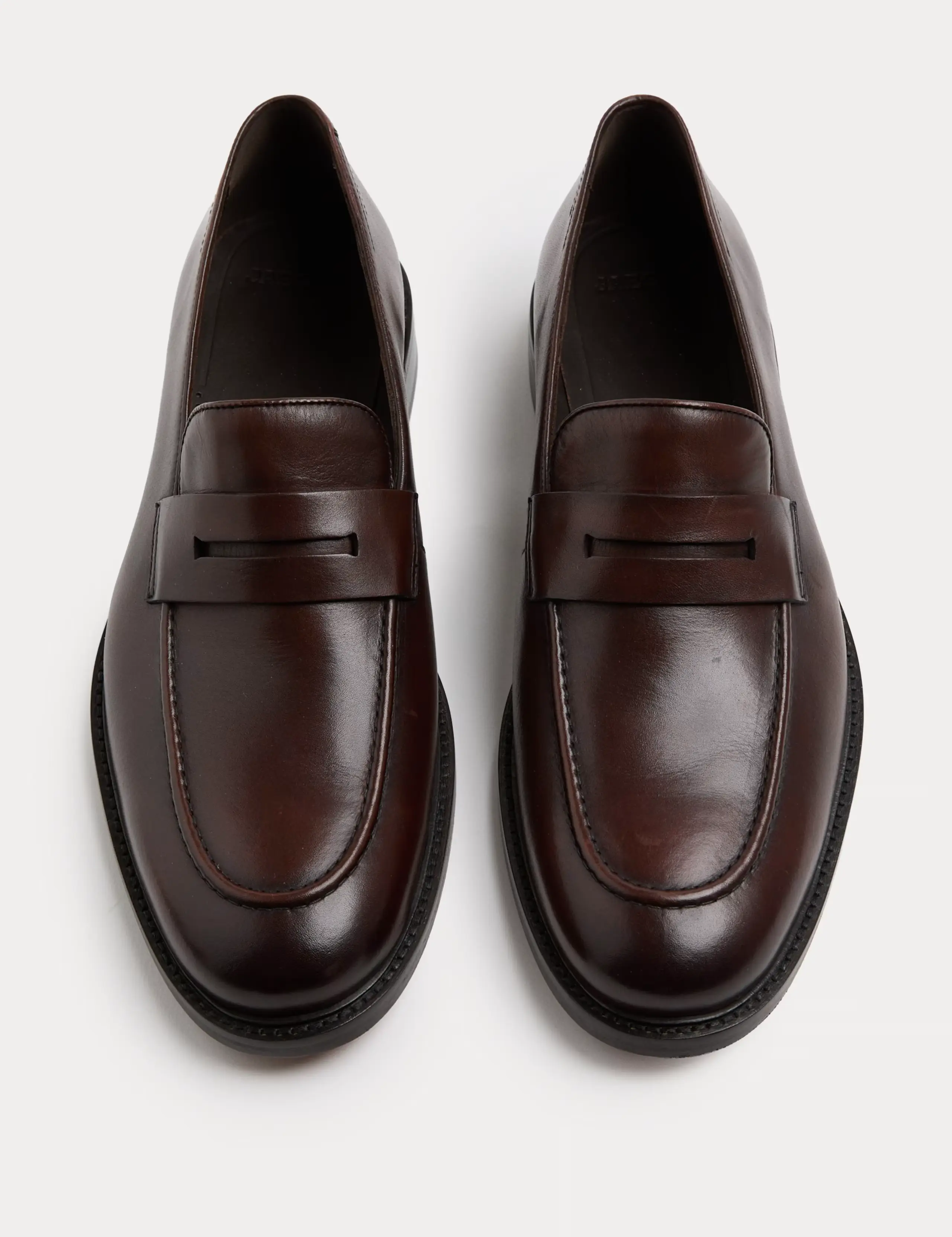 Leather loafers