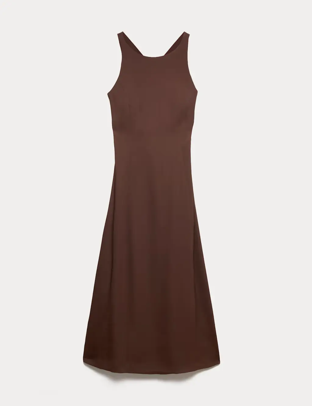 Cross Strap Midaxi Column Dress