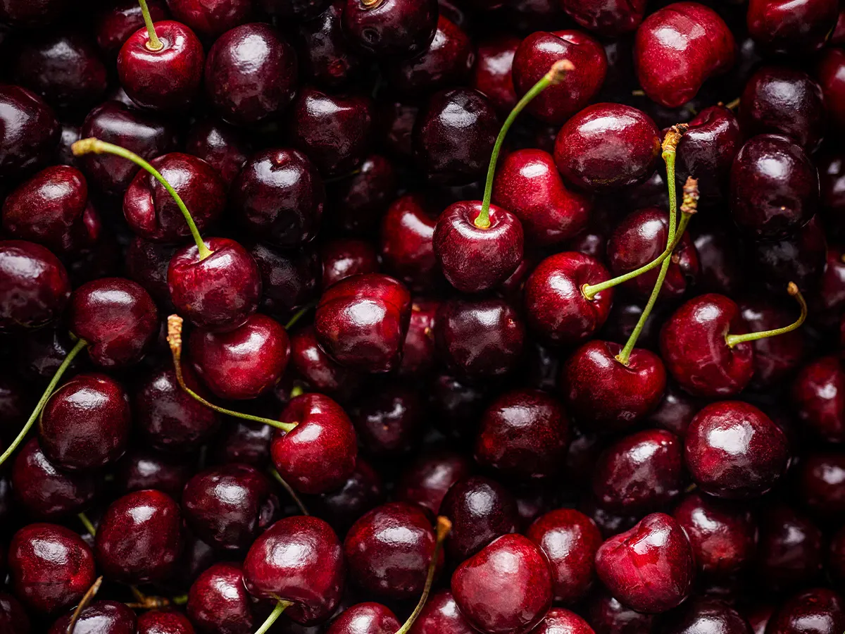 Basket of King Cherries