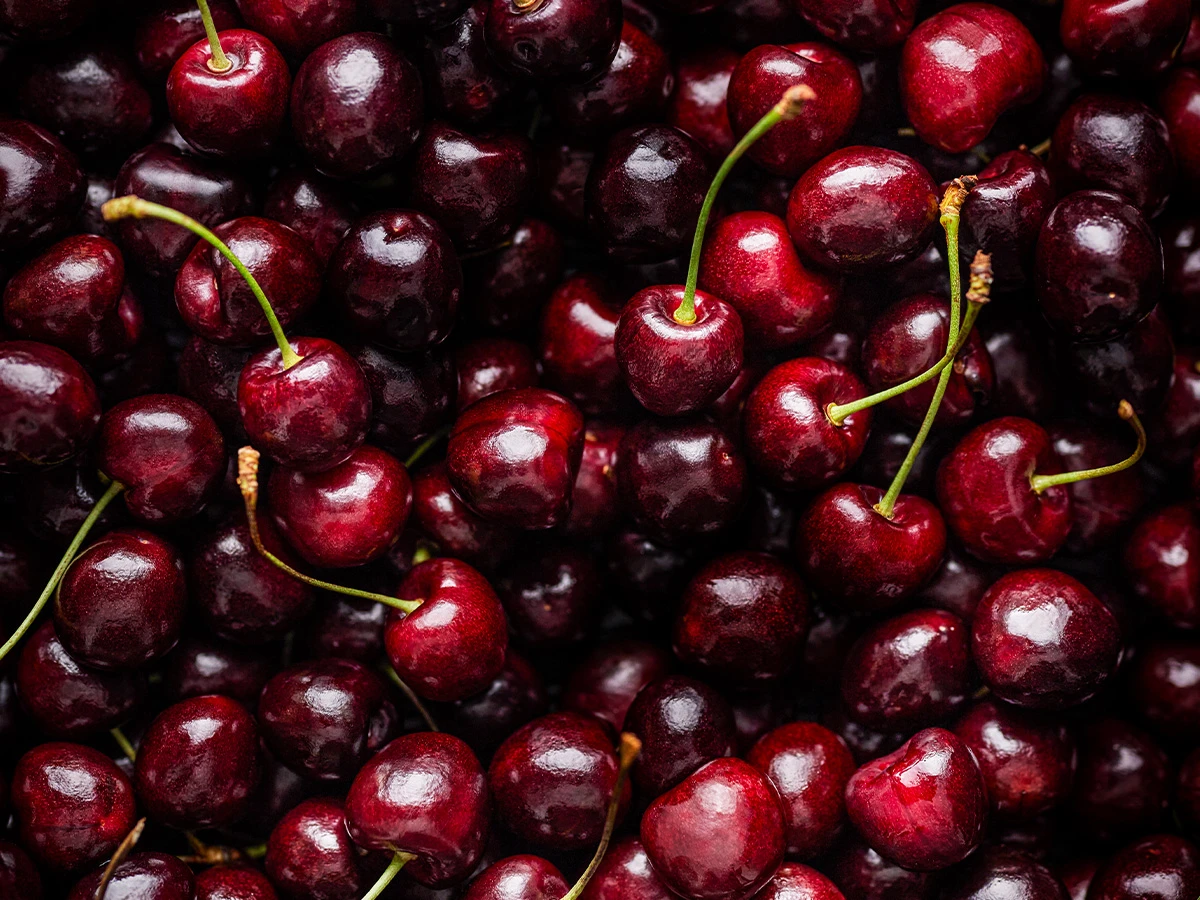 Basket of King Cherries
