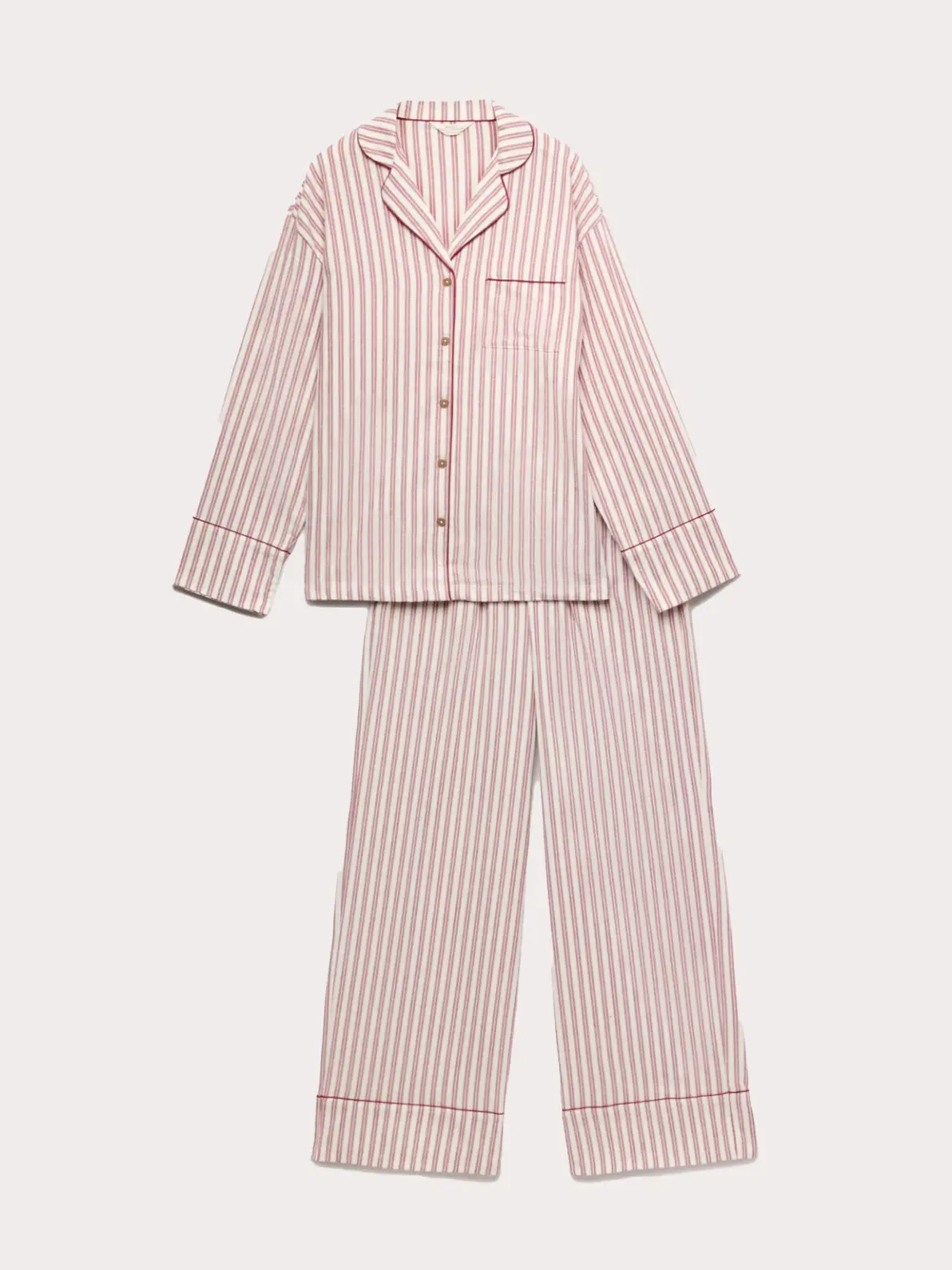 Red striped pyjama set