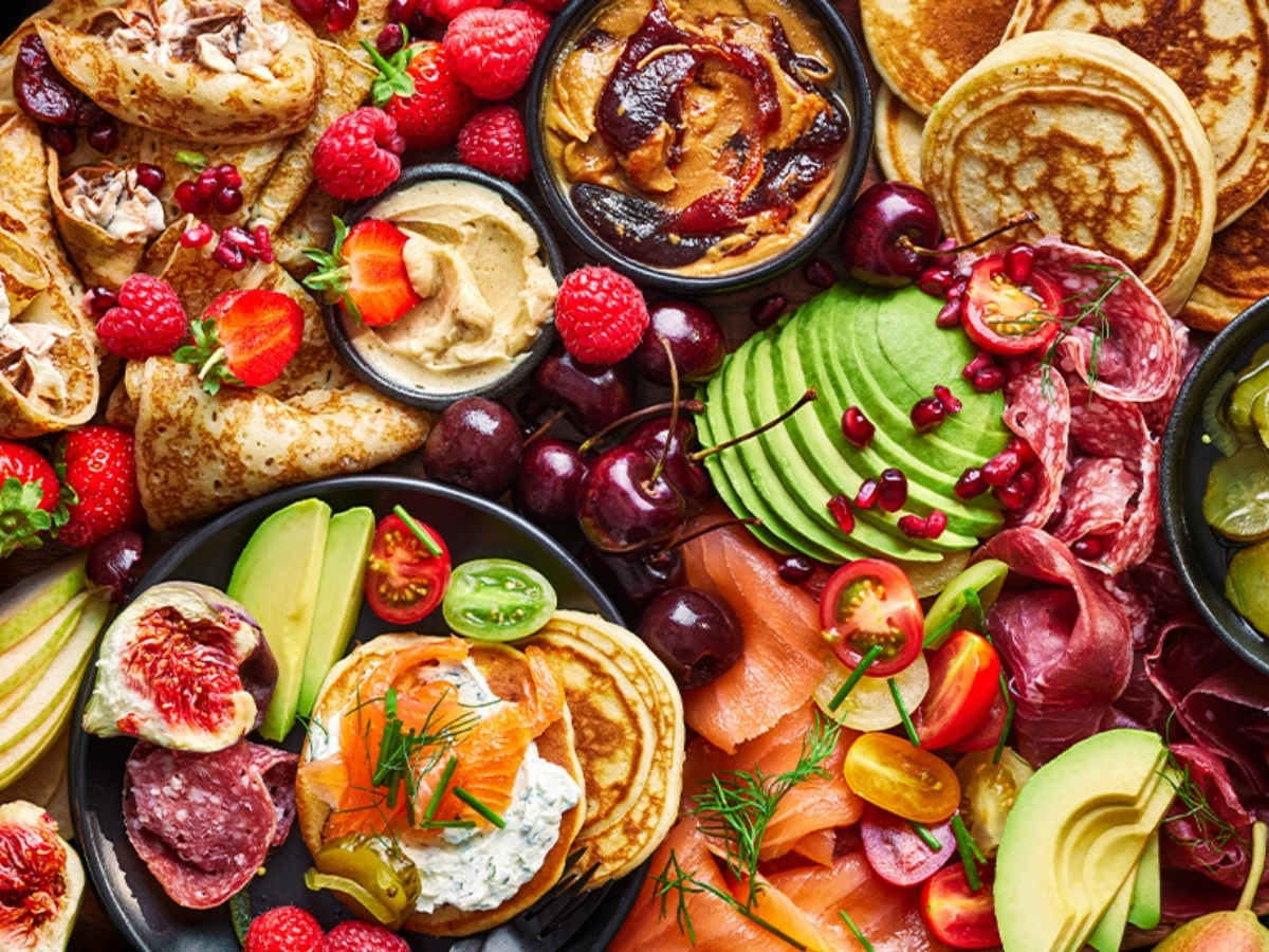 Pancake grazing board