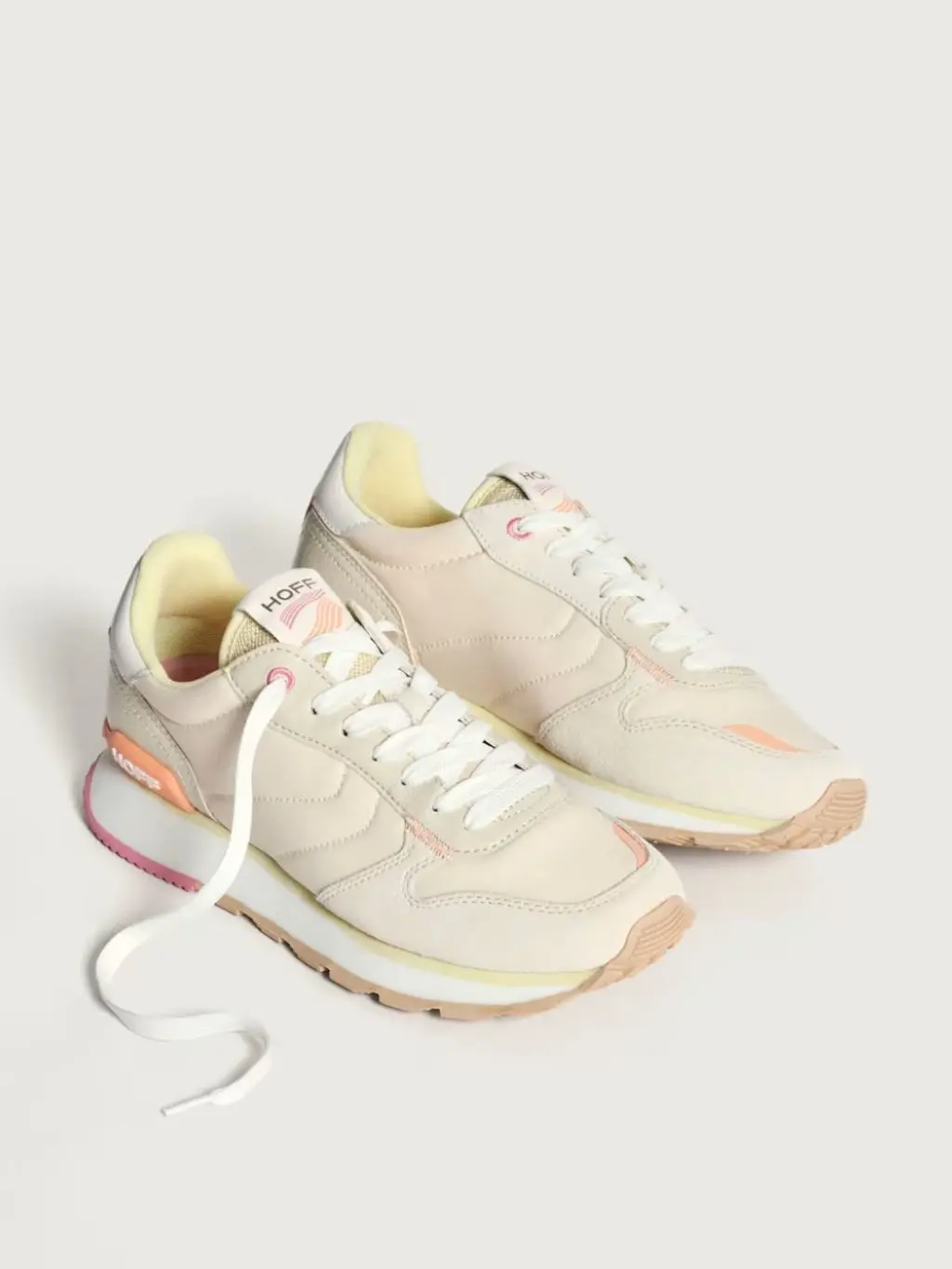 A cutout of beige