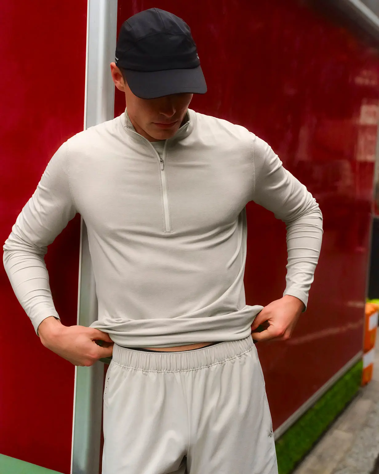 Man wearing Goodmove sportswear 