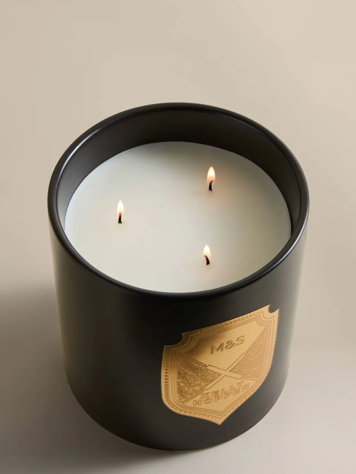 Three wick candle