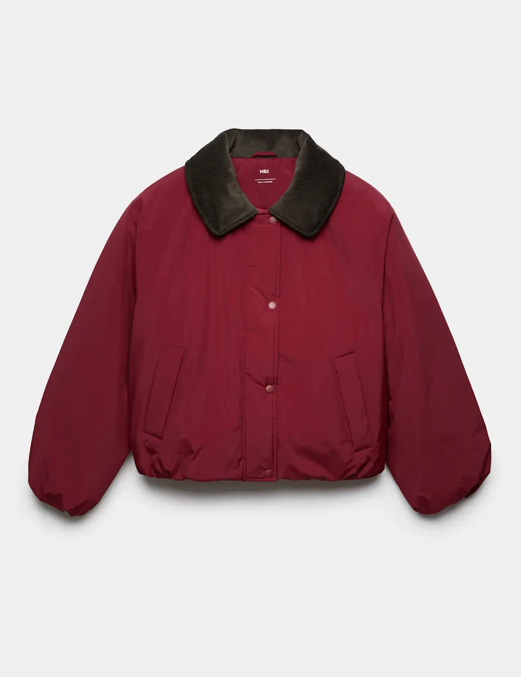 Thermowarmth™ Cord Collar Short Padded Jacket