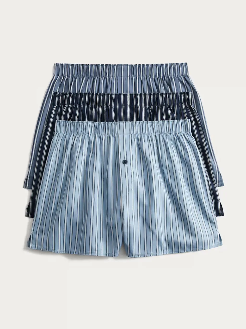 Pack of three striped boxers